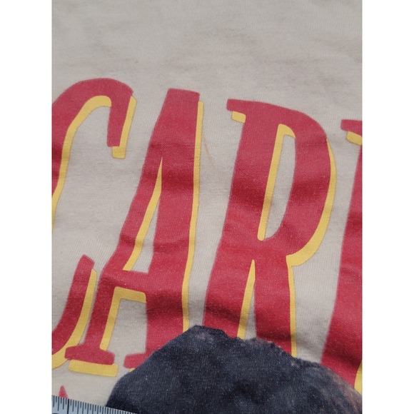 Scarface‎ Shoe Palace Tony Montana Graphic T Shirt Mens Medium Beige - Picture 3 of 9